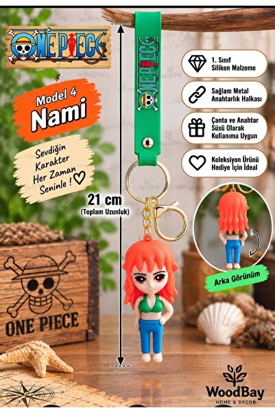 WoodBay Μπρελόκ σιλικόνης με φιγούρα χαρακτήρα One Piece 21 εκ. Διακοσμητικό ...