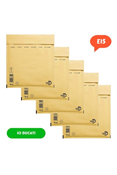 ambalaje365 Plic antișoc E15 cu bule de aer, 240x275+50mm, autoadeziv, colora...