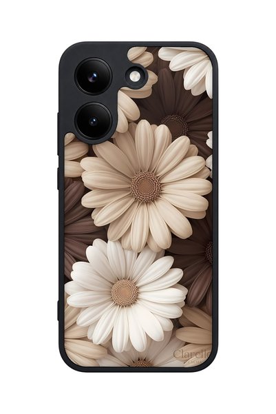 POCO X8 Pro Compatible Daisy Patterned Camera Protected Shockproof Case