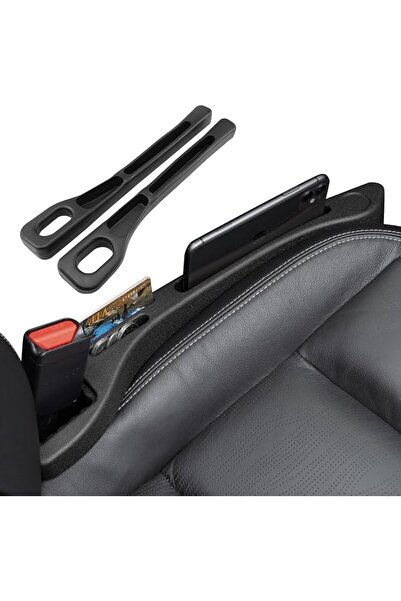 GENERAL Elephant Boat ®   2-Piece Car Seat Gap Organizer, Black Car Seat Gap ...