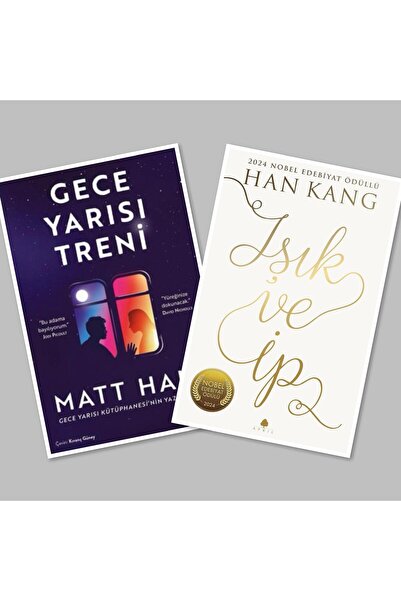 Aba Kitap Matt Haig Gece Yarısı Treni - Han Kang Işık ve İp (2 Kitap)