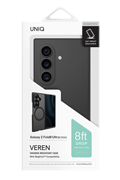 UNIQ Better By Design Galaxy Z Fold 8 Ultra Kılıf Parmak İzi ve Leke Tutmaz Veren Serisi Buzlu Transparan Magsafe Kapak