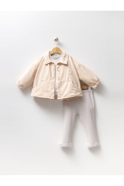 Butik Kız Pfd Jacket Sweat 3-Piece Set