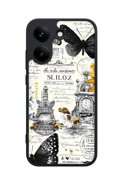 POCO X8 Pro Compatible Entomology Patterned Camera Protected Shockproof Case