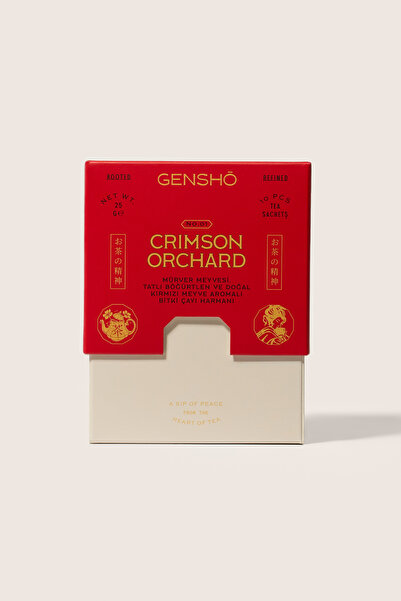Crimson Orchard 10'lu Tea Sachets + 10'lu Refill Paketi - Meyveli Bitki Çayı Harmanı 2.5 gr x 20 adet