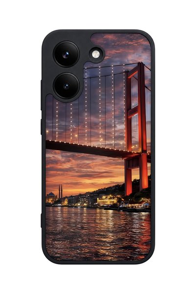 POCO X8 Pro Compatible Bosphorus Patterned Camera Protected Shockproof Case