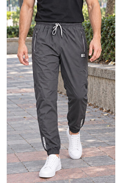 embody Pantaloni jogger bărbați Fas, material ușor, buzunare cu fermoar, tali...