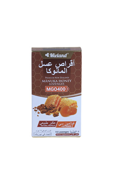 Mieland Myland Manuka Honey & Vitamin C & Elderberry Tablets 400 Concentratio...