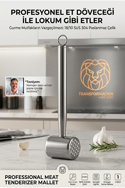 Transformacion Et Döveceği Çift Taraflı Ağır Et Tokmağı Mutfak Tipi Et Yumuşa...