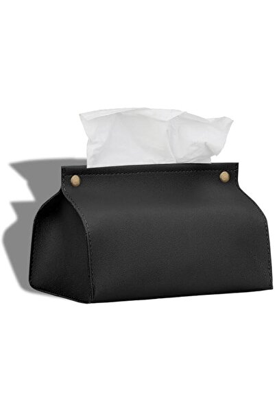 X SPRING Tissue Box Cover Holder, Durable PU Leather Tissue Box Holder for Li...