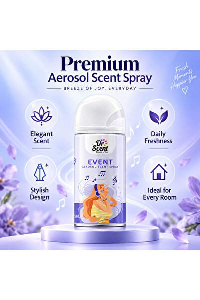 DR SCENT د. سنت بخاخ معطر جو إيفنت | بخاخ معطر جو للتعطير