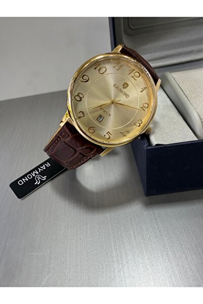 Raymond Classic Leather Men's Wristwatch