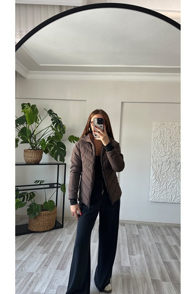 Kapüşonlu Şişme Mont