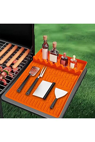 GENERAL Silicone Barbecue Mat For Grill, Heat-Resistant Side Rack Protection ...