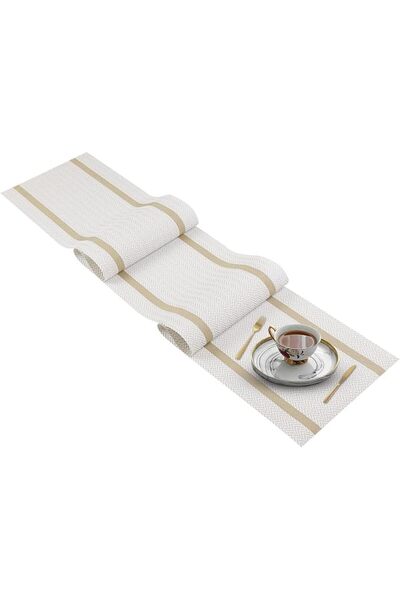 X SPRING مفرش طاولة، مقاس 30×180 سم، مقاوم للحرارة، غطاء طاولة طعام من الفيني...