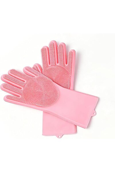 GENERAL Dishwashing Gloves - Reusable Silicone Brush Gloves with Heat Resista...