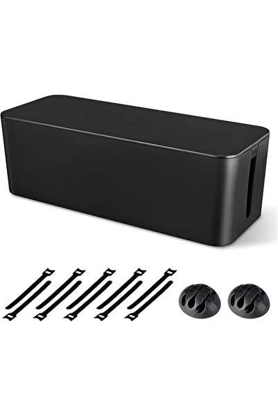 Tazweeq Cable Management Box, Large Cord Organizer Box, Cord Hider Box to Hid...