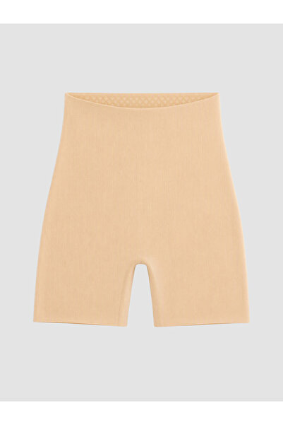 LC Waikiki Vizyon New Season Pink Ribbed Corset Shorts Leggings