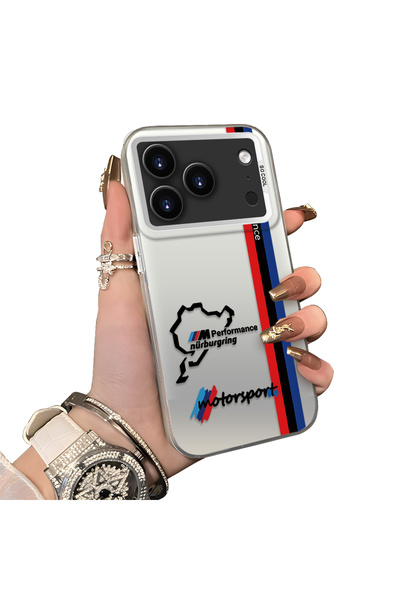 Hontinga For iPhone 18 Pro Max Compatible Silicone Edge Hard Back Case Bmw Pa...