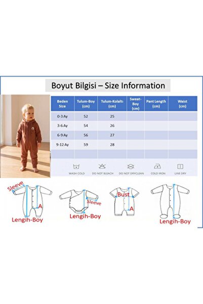 Babymod Hooded Winter 2-Piece Baby Boy Jumpsuit