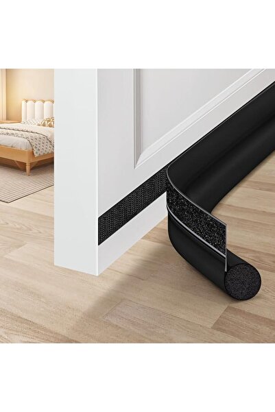 GENERAL MAXTID Adjustable Door Draft Stopper 36 Inch Black Door Noise Blocker...