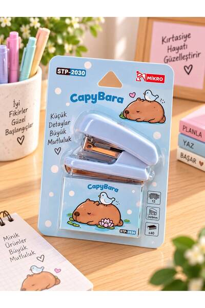 YEŞİL KIRTASİYE CapyBara Mini Zımba Seti