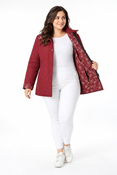 TUTveAL Collection Kapitone Mont, Büyük Beden Mont, Baharlık, Büyük Beden Cek...