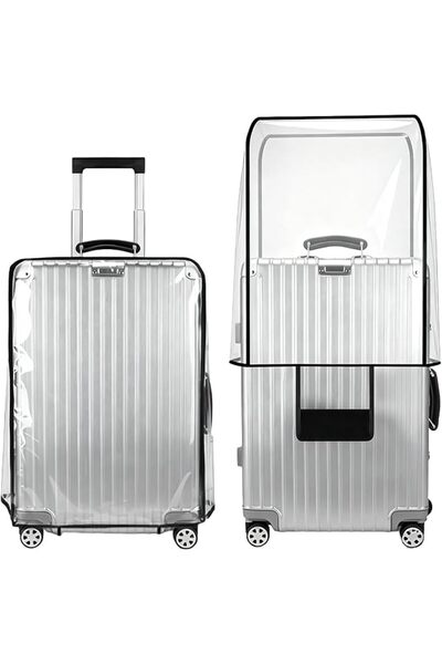 T Tersely Thicken Clear PVC Suitcase Cover Protectors 20" Suitcase Covers