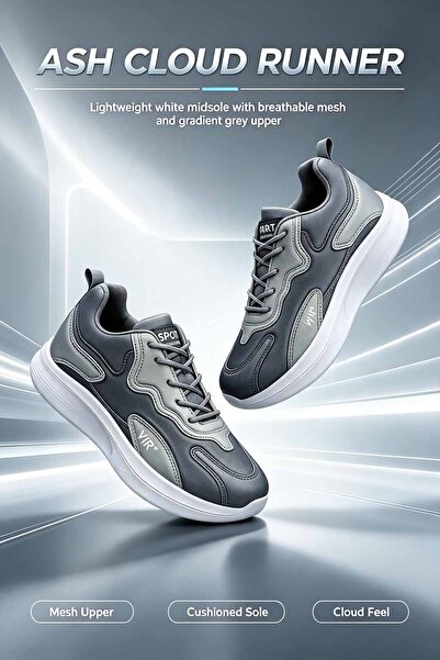 Najd Trend Mall Men's Sporty Chunky Sneakers, Breathable Mesh Athletic Shoes,...