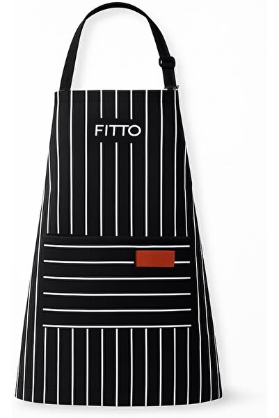 fitto Stylish Cotton Apron for Women – 100% Soft & Durable Fabric, Free Size,...