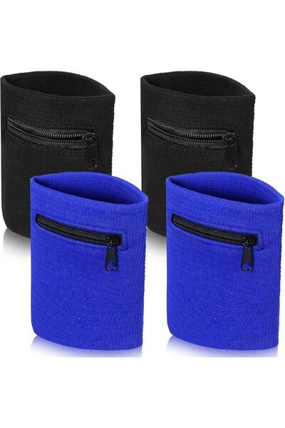 TERRIFI Wrist Wallet Wristband with Zipper, Secure Storage Pouch for Keys Car...
