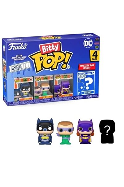 Funko Μπίτι Ποπ! Σετ 4 τεμαχίων Μπάτμαν Μπάτγκερλ