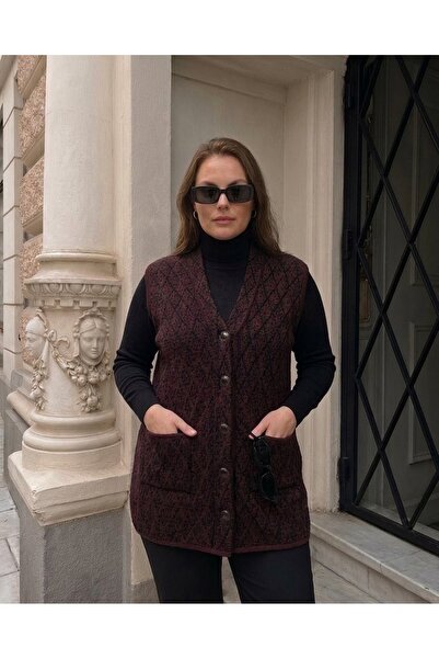 onno style women سترة نسائية كلاسيكية منسوجة من الفولاذ بنمط البقلاوة كارياغدي
