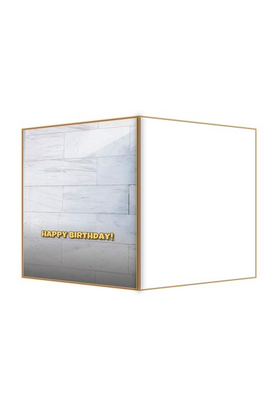 OEM Felicitare Aniversare Model Marmură Lustruită, Elegantă, 13.3x19.4cm Pliată