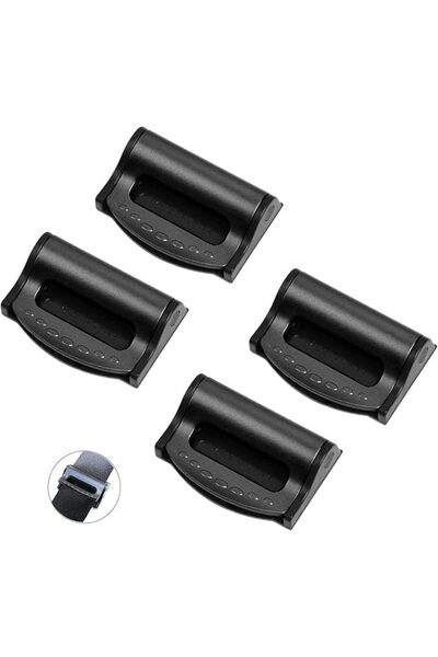 GENERAL 4 Pcs Car Seat Safety Belt Clip, Seatbelt Adjuster for Adults, Auto C...