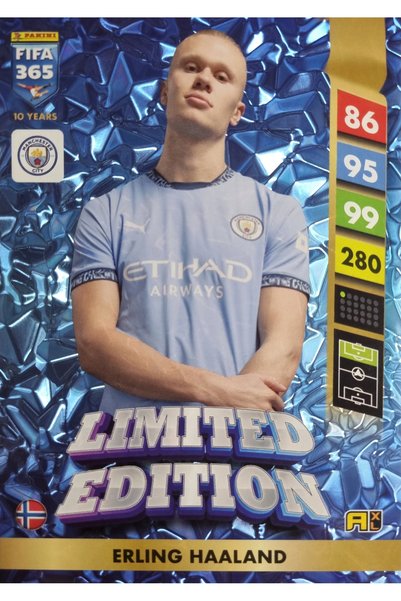 Panini بطاقة لاعب كرة القدم FIFA 365 Adrenalyn XL 2025 Erling Haaland ذات الإ...