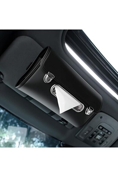 GENERAL Large Car Tissue Holder,Tissue Box Holder with Adjustable Strap,Trend...