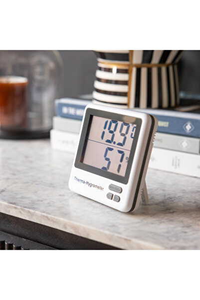 Electronic Temperature Instruments (ETI) Therma-Hygrometer | Dijital sıcaklık ve Nem Ölçer - Ev, ofis ve depolar için iç mekan termometresi