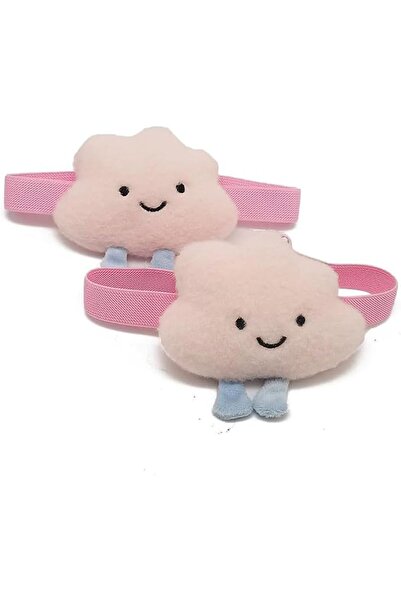 lunirawear 2Pcs Cloud Curtain Tiebacks, Cartoon Plush Curtain Holdbacks for K...
