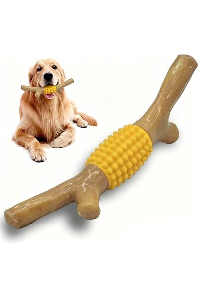 schitec Dog Chew Toy for Aggressive Chewers, Tough Big Dog Toys Nylon & Teeth...