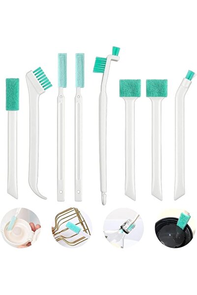 Bukela Crevice Cleaning Brush Set 8PCS, Window Track Cleaning Brush for Windo...