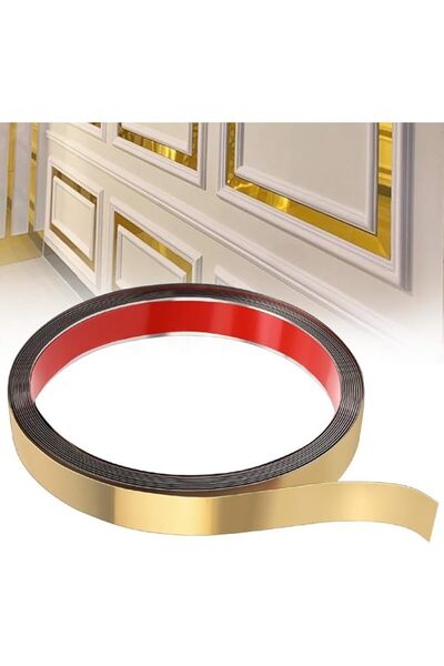 Aissiora Gold Wall Decorative Strips Stainless Steel Peel And Stick Mirror De...