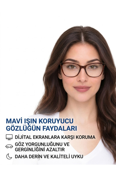 Genel Markalar MAVİ IŞIN KORUMALI GÖZLÜK