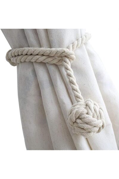 Yelajoy 1 Pair Curtain Tiebacks, Drapery Tie Backs, Window Holdbacks, Handmad...
