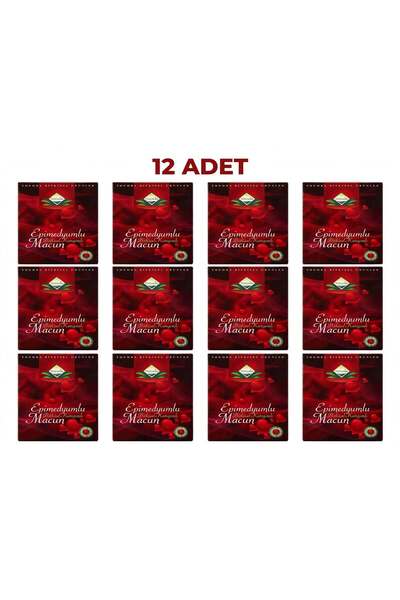 Bitkisel karışımlı ballı kuvvetlendirici macun 12 adet 240gr