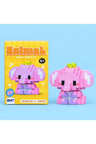 BMT TOYS Fil Model Karakter Figürü Brıcks 3D Yapı Oyuncakları - 142 Parça