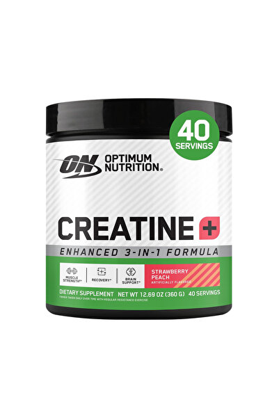 Optimum Nutrition Creatine + Strawberry Peach 360g 40 Servings