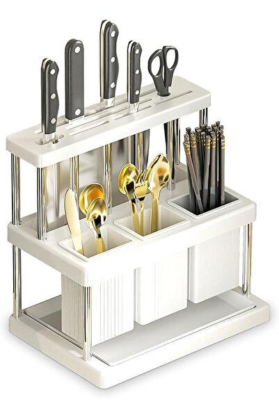 GENERAL Knife Holder and Utensil Holder Removable with Knife Block for Kitche...