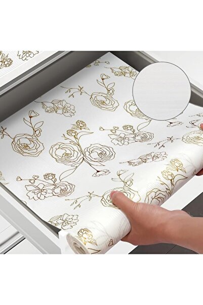 ALMEKAQUZ Shelf Cabinet Liner for Kitchen- Non Adhesive Drawer Liner Refriger...