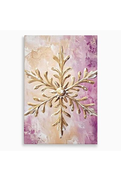 Luxcanva Tablou Canvas Simbolul Iernii 50x70 cm pe Sasiu Lemn Simbolul Iernii...